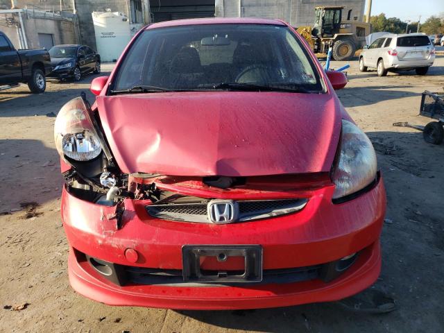 JHMGD37687S060183 - 2007 HONDA FIT S 红色 照片 5