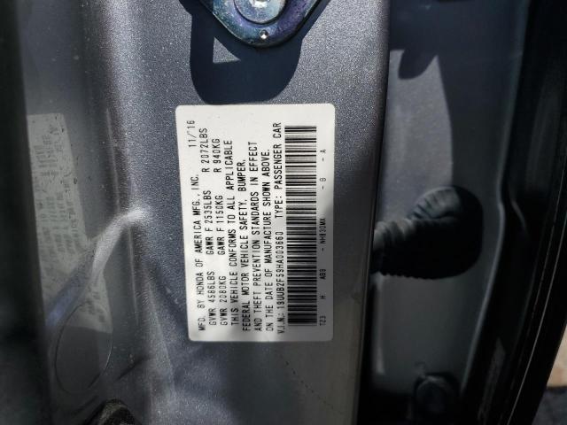 19UUB2F59HA003660 - 2017 ACURA TLX TECH 银色 照片 12