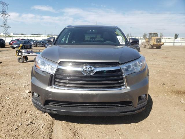 5TDJKRFH8GS238721 - 2016 TOYOTA HIGHLANDER XLE 灰色 照片 5