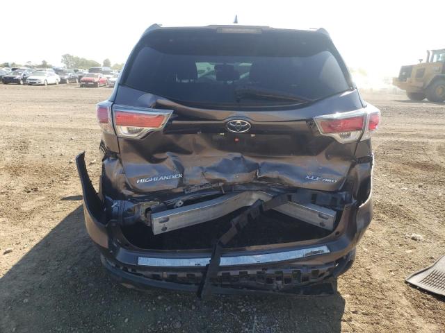 5TDJKRFH8GS238721 - 2016 TOYOTA HIGHLANDER XLE 灰色 照片 6