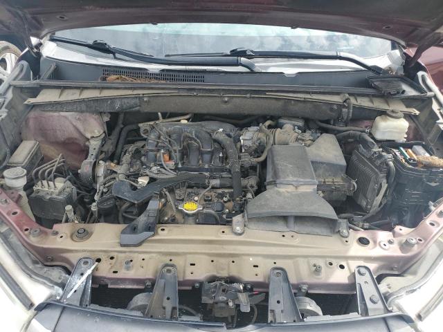 5TDKZRFH3HS220855 - 2017 TOYOTA HIGHLANDER SE RED photo 11