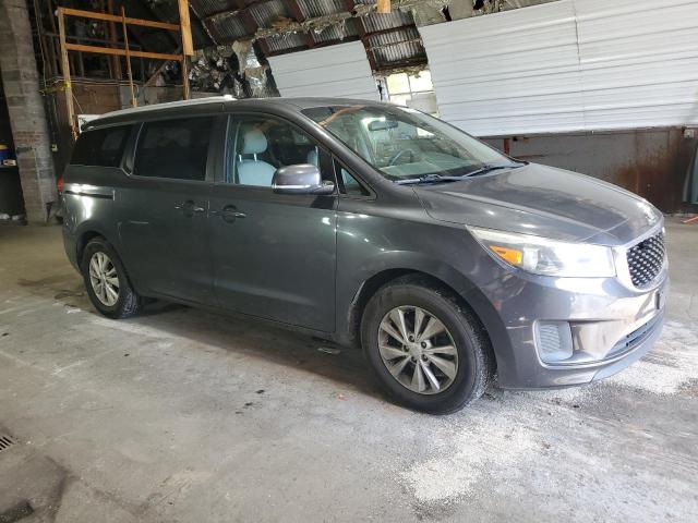 KNDMB5C17F6060912 - 2015 KIA SEDONA LX CHARCOAL photo 4