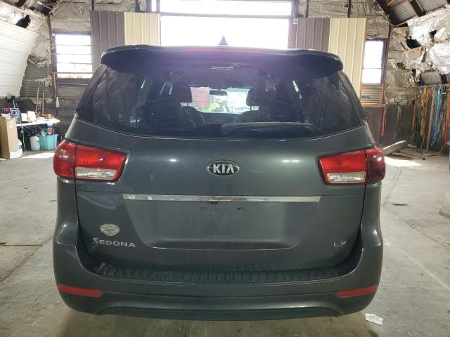 KNDMB5C17F6060912 - 2015 KIA SEDONA LX CHARCOAL photo 6