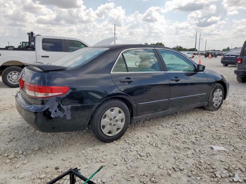 1HGCM56343A084503 - 2003 HONDA ACCORD LX შავი ფოტო 3