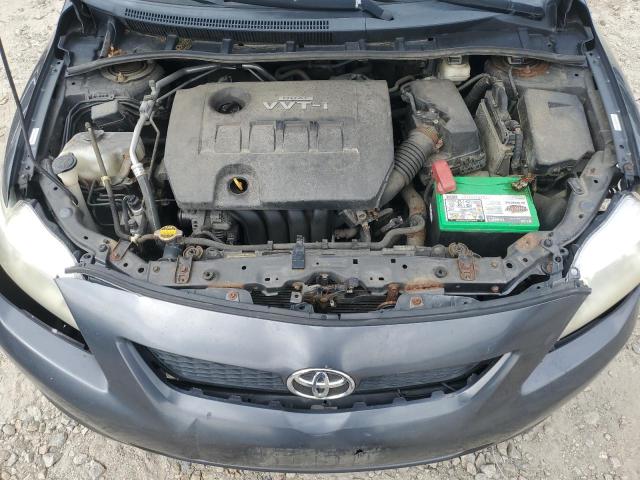 1NXBU40EX9Z154992 - 2009 TOYOTA COROLLA BASE رمادي صورة 11
