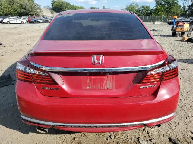 1HGCR2F54HA147351 - 2017 HONDA ACCORD SPORT 红色 照片 6