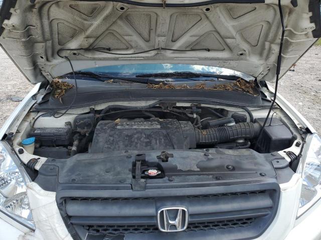 5FNYF18455B026388 - 2005 HONDA PILOT EX WHITE photo 12