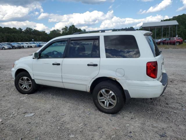 5FNYF18455B026388 - 2005 HONDA PILOT EX WHITE photo 2