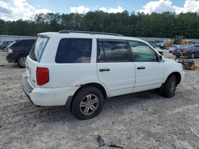 5FNYF18455B026388 - 2005 HONDA PILOT EX WHITE photo 3