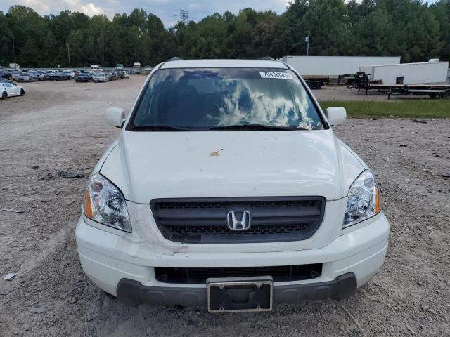 5FNYF18455B026388 - 2005 HONDA PILOT EX WHITE photo 5