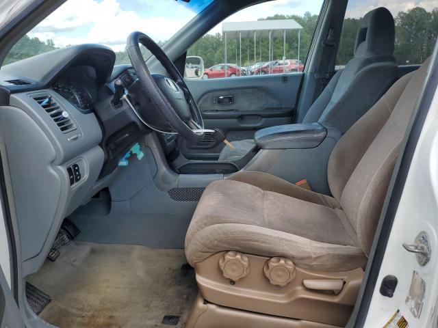 5FNYF18455B026388 - 2005 HONDA PILOT EX WHITE photo 7