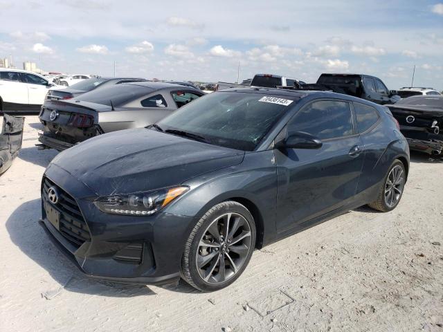 KMHTG6AF6KU012143 - 2019 HYUNDAI VELOSTER BASE CHARCOAL photo 1