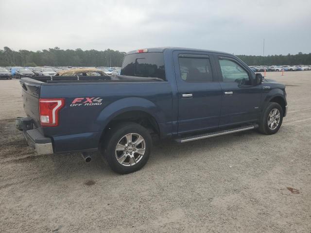 1FTEW1CP7FFB37428 - 2015 FORD F150 SUPERCREW BLUE photo 3