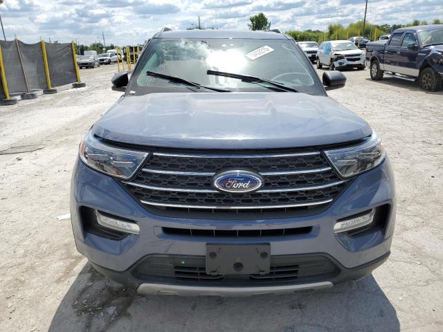 1FMSK8DH5MGA26152 - 2021 FORD EXPLORER XLT BLUE photo 5