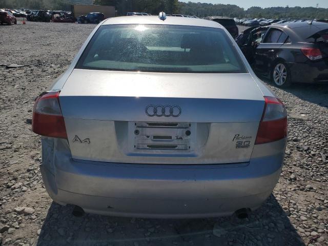 WAULT68E64A253490 - 2004 AUDI A4 3.0 QUATTRO SILVER photo 6