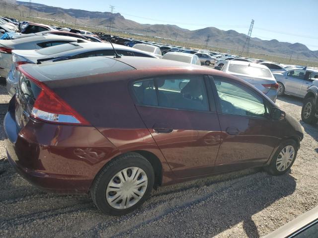 JHMZE2H57BS012608 - 2011 HONDA INSIGHT LX MAROON photo 3