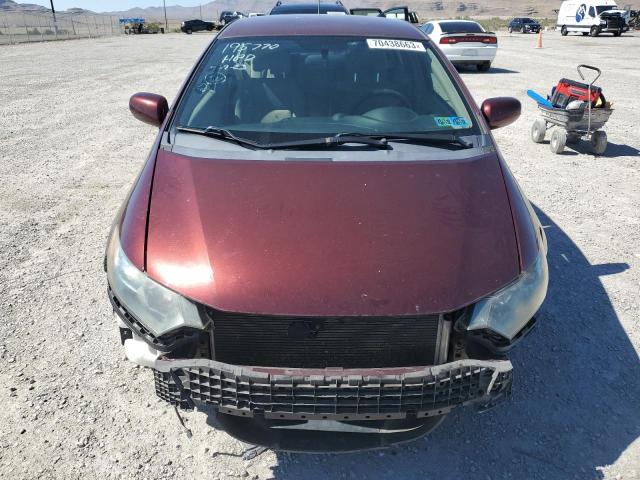 JHMZE2H57BS012608 - 2011 HONDA INSIGHT LX MAROON photo 5