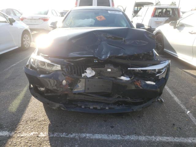 WBA4J1C55KBM17114 - 2019 BMW 430I GRAN COUPE BLACK photo 5