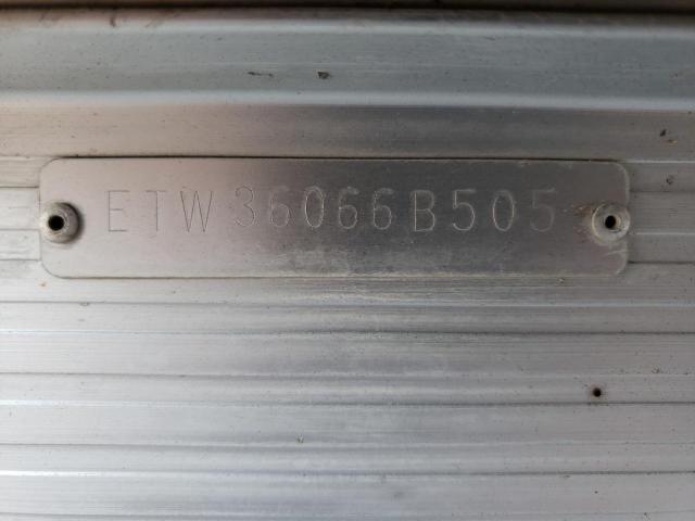 ETW36066B505 - 2005 BENN PONTOON WHITE photo 10