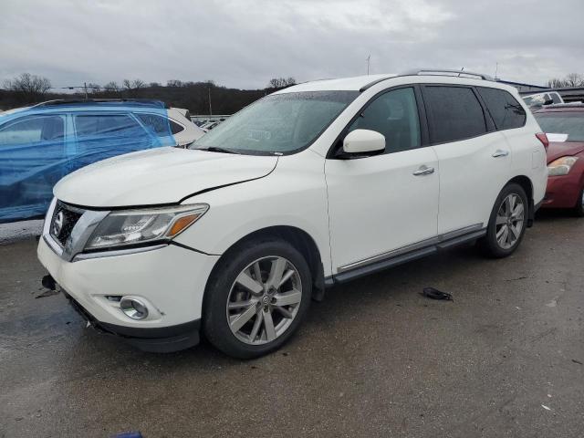 5N1AR2MM8EC611124 - 2014 NISSAN PATHFINDER S WHITE photo 1