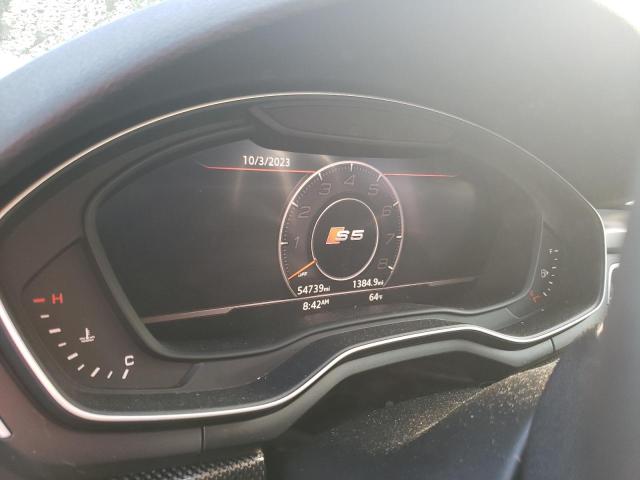 WAUC4CF54JA052911 - 2018 AUDI S5 PRESTIGE 白色 照片 9