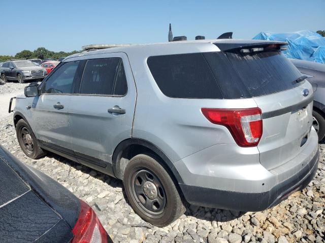 1FM5K8ATXHGB71649 - 2017 FORD EXPLORER POLICE INTERCEPTOR Сріблястий фото 2