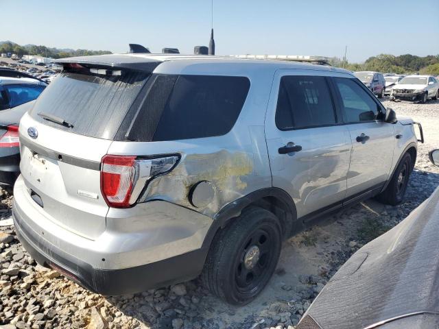 1FM5K8ATXHGB71649 - 2017 FORD EXPLORER POLICE INTERCEPTOR Сріблястий фото 3