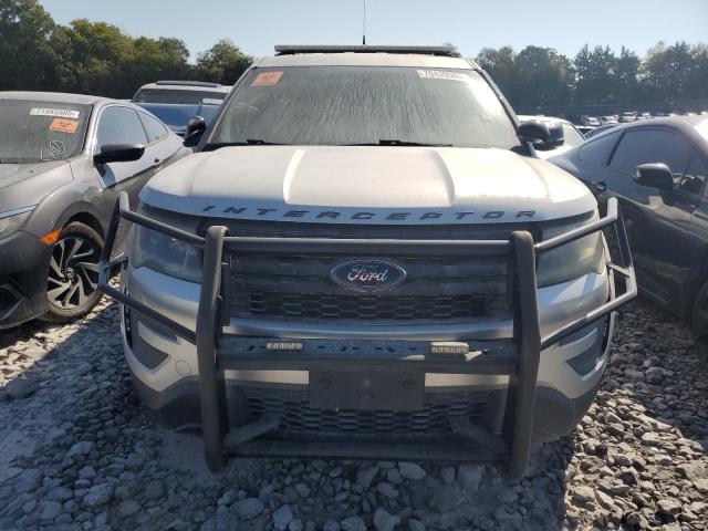 1FM5K8ATXHGB71649 - 2017 FORD EXPLORER POLICE INTERCEPTOR Сріблястий фото 5