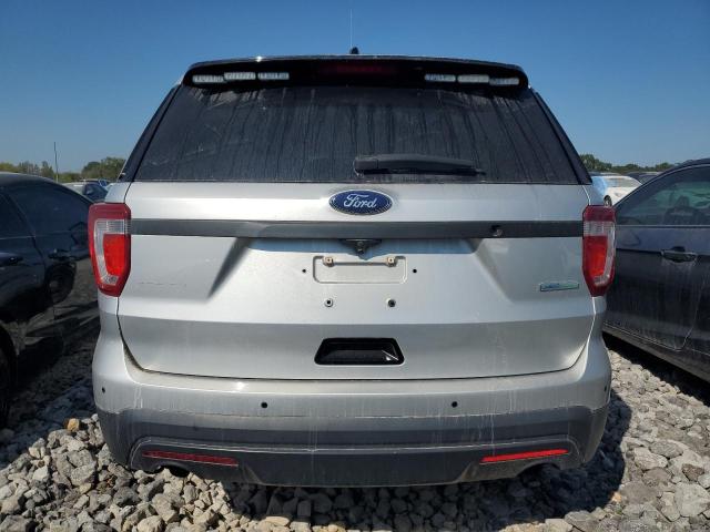 1FM5K8ATXHGB71649 - 2017 FORD EXPLORER POLICE INTERCEPTOR Сріблястий фото 6