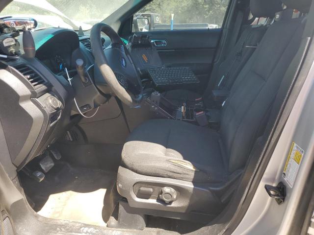 1FM5K8ATXHGB71649 - 2017 FORD EXPLORER POLICE INTERCEPTOR Сріблястий фото 7