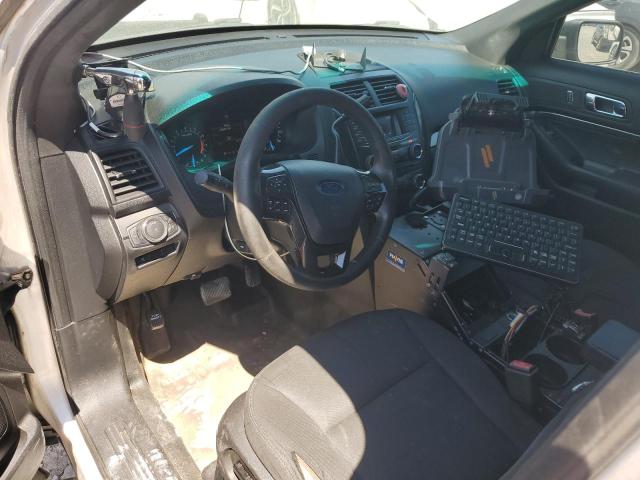 1FM5K8ATXHGB71649 - 2017 FORD EXPLORER POLICE INTERCEPTOR Сріблястий фото 8