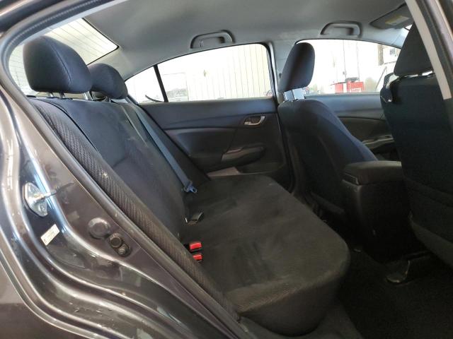 2HGFB2F53DH564148 - 2013 HONDA CIVIC LX GRAY photo 10