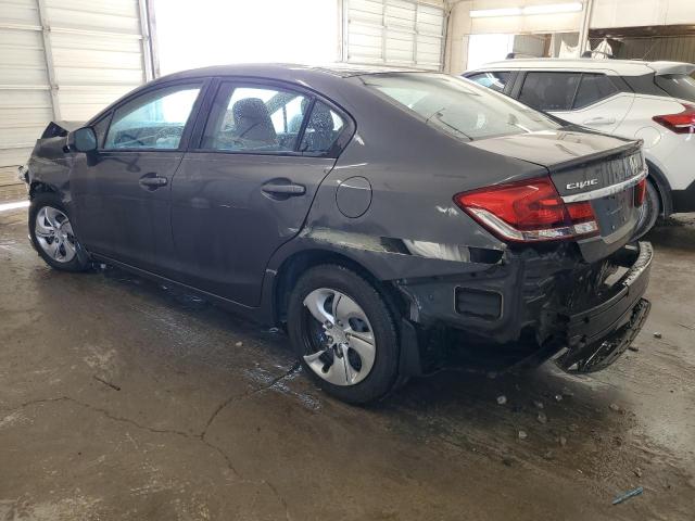 2HGFB2F53DH564148 - 2013 HONDA CIVIC LX GRAY photo 2