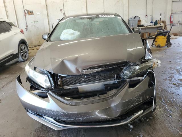 2HGFB2F53DH564148 - 2013 HONDA CIVIC LX GRAY photo 5