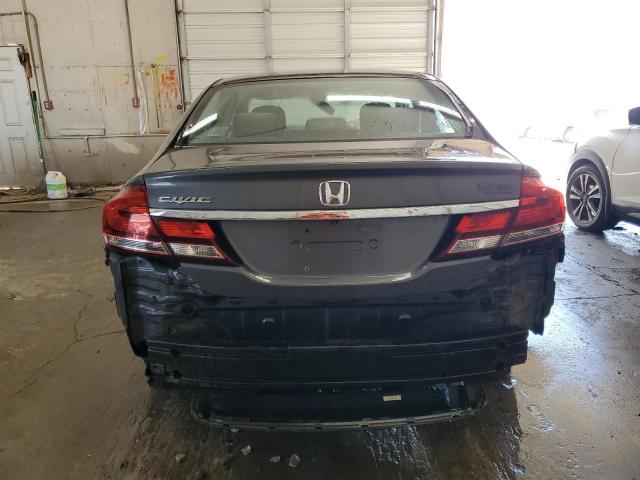 2HGFB2F53DH564148 - 2013 HONDA CIVIC LX GRAY photo 6