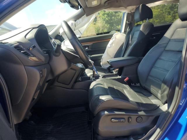 7FARW2H80NE052527 - 2022 HONDA CR-V EXL Blau Foto 7