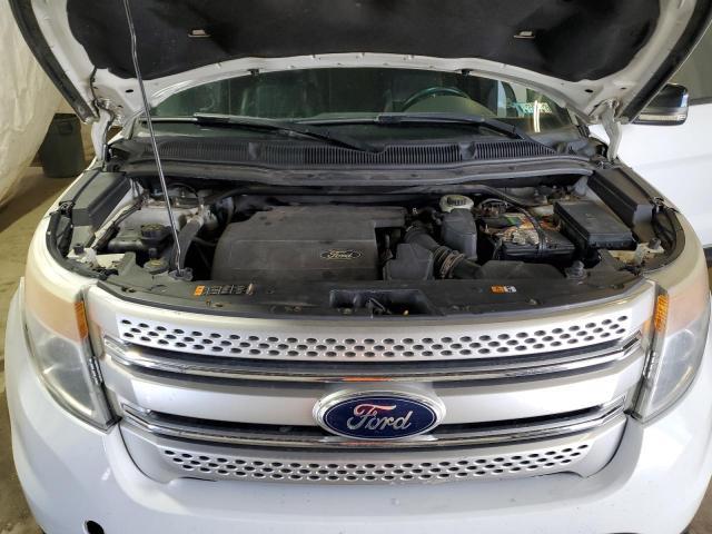 1FM5K8D80DGC82311 - 2013 FORD EXPLORER XLT თეთრი ფოტო 12