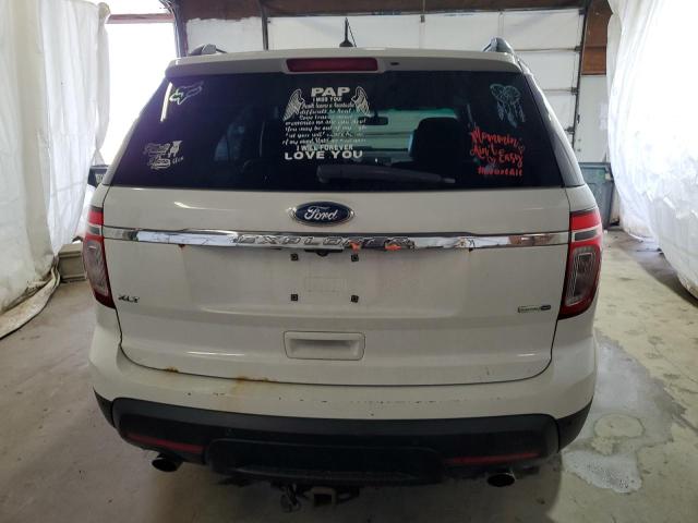 1FM5K8D80DGC82311 - 2013 FORD EXPLORER XLT თეთრი ფოტო 6