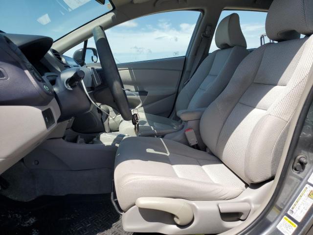 JHMZE2H7XAS037096 - 2010 HOND INSIGHT EX GRAY photo 7