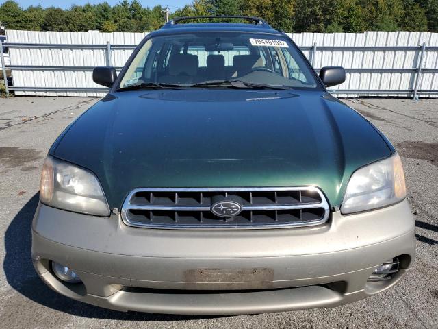 4S3BH665717605584 - 2001 SUBARU LEGACY OUTBACK GREEN photo 5