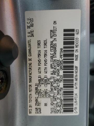 3TYCZ5AN8PT131750 - 2023 TOYOTA TACOMA DOUBLE CAB Gümüş foto 12