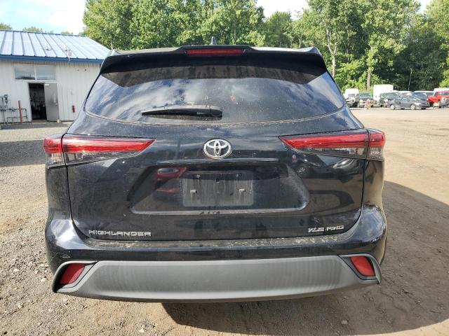 5TDGZRBHXLS051261 - 2020 TOYOTA HIGHLANDER XLE Noir photo 6