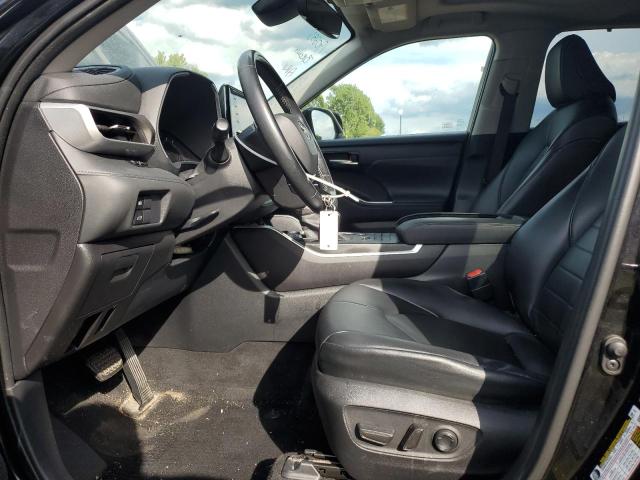 5TDGZRBHXLS051261 - 2020 TOYOTA HIGHLANDER XLE Noir photo 7
