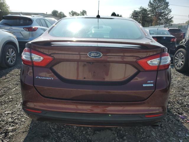 3FA6P0HD4GR236969 - 2016 FORD FUSION SE BROWN photo 6