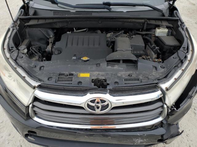 5TDJKRFH4FS097774 - 2015 TOYOTA HIGHLANDER XLE შავი ფოტო 12