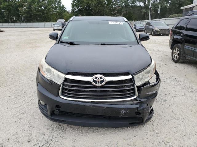 5TDJKRFH4FS097774 - 2015 TOYOTA HIGHLANDER XLE შავი ფოტო 5