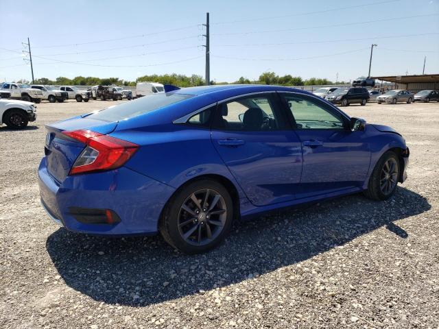 2HGFC1F76MH706503 - 2021 HONDA CIVIC EXL ლურჯი ფოტო 3