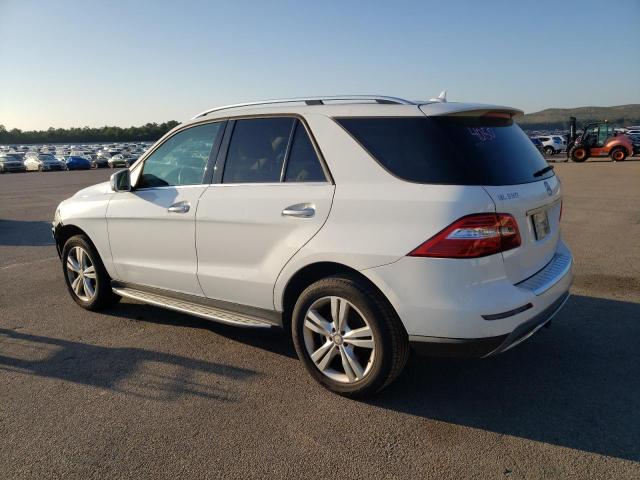4JGDA5HB9FA444137 - 2015 MERCEDES-BENZ ML 350 4MATIC WHITE photo 2