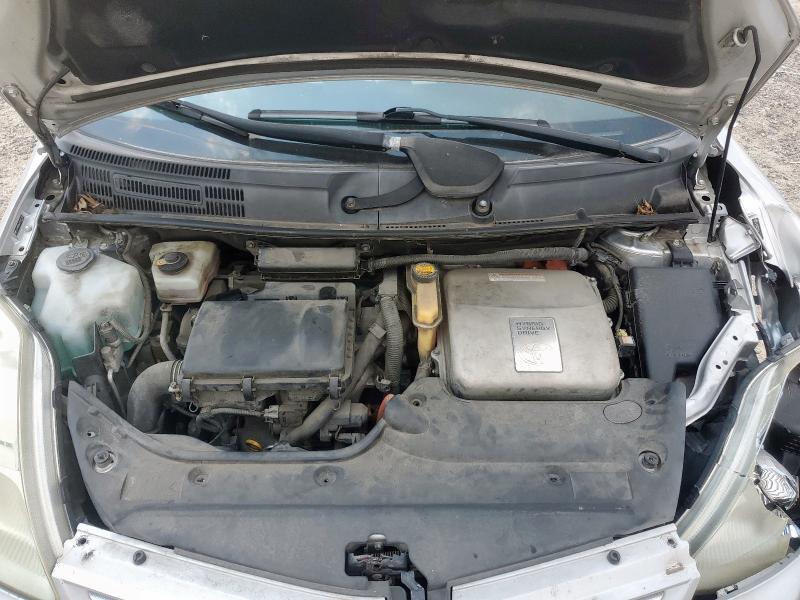 JTDKB20U877661102 - 2007 TOYOTA PRIUS SILVER photo 11