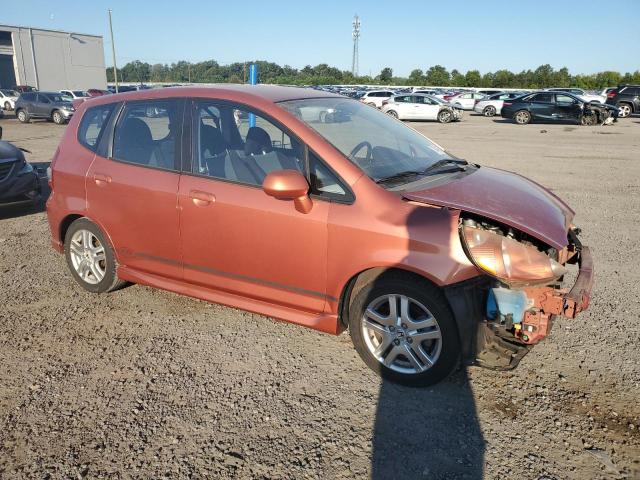 JHMGD38677S008851 - 2007 HONDA FIT S 橙色 照片 4